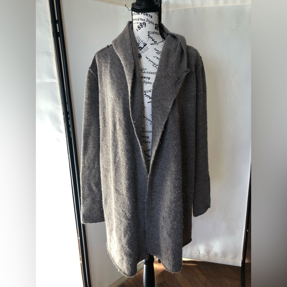 Vince Alpaca Open Cardigan L